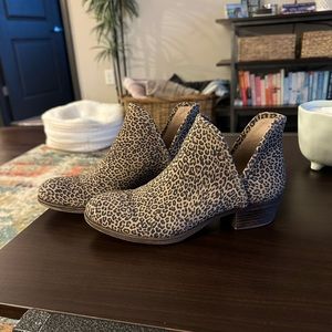 Cheetah Print Booties